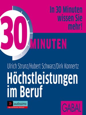 cover image of 30 Minuten Höchstleistungen im Beruf
